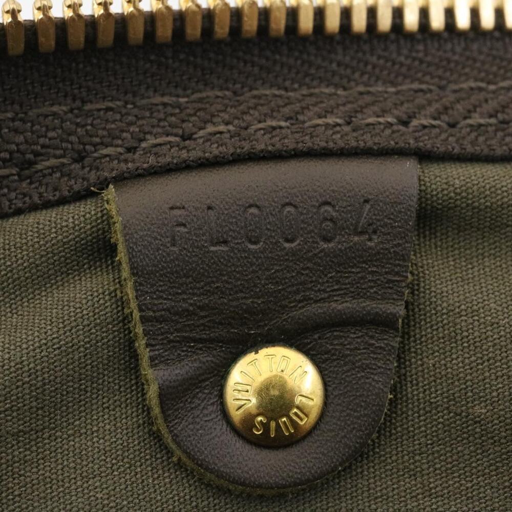 LOUIS VUITTON Monogram Mini Keepall Bandouliere55 Boston Bag Khaki - Picture 11 of 16